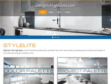 Tablet Screenshot of designinhighgloss.com